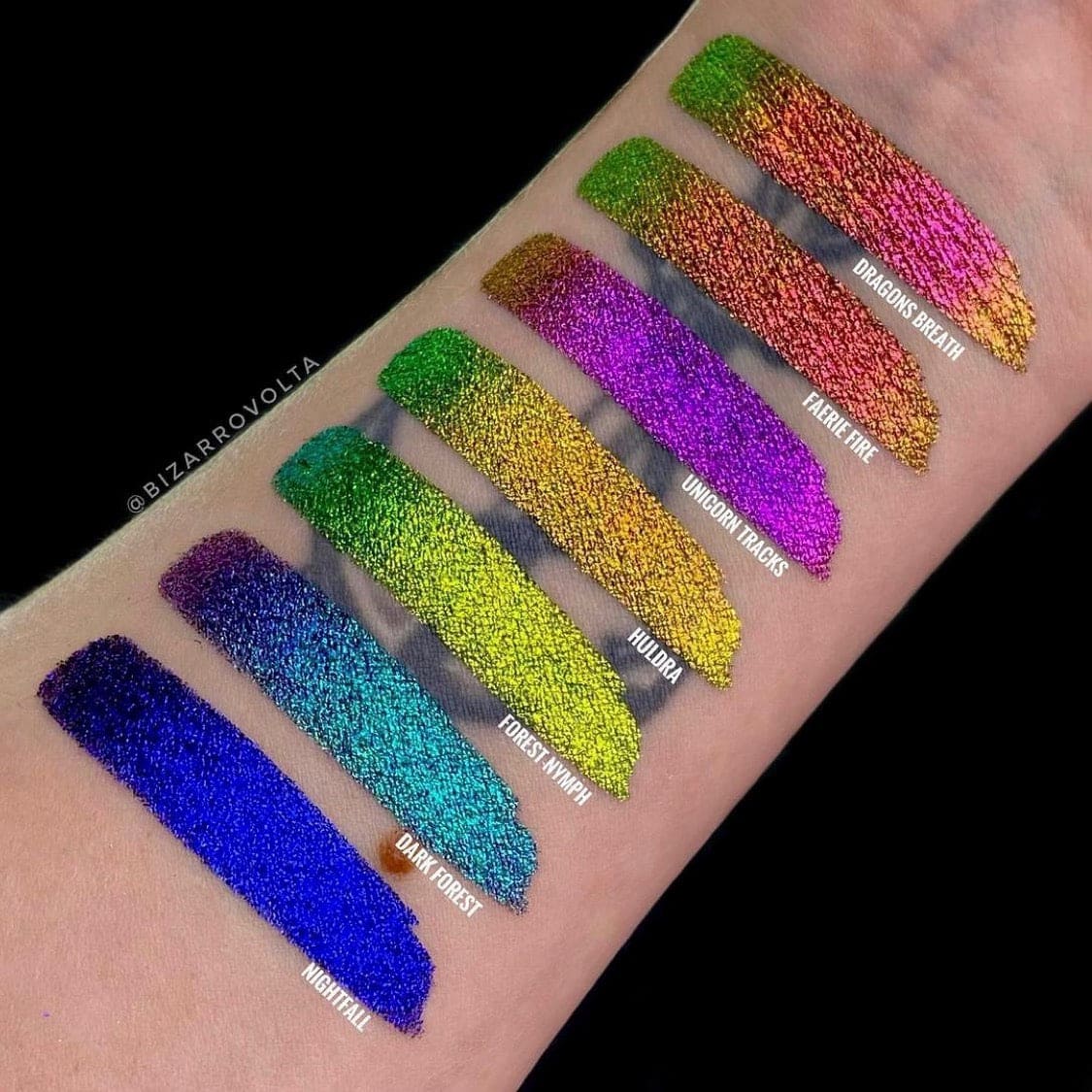 Enchanted Forest Multichrome Full Moon Pressed Eyeshadow Collection - Ensley Reign Cosmetics