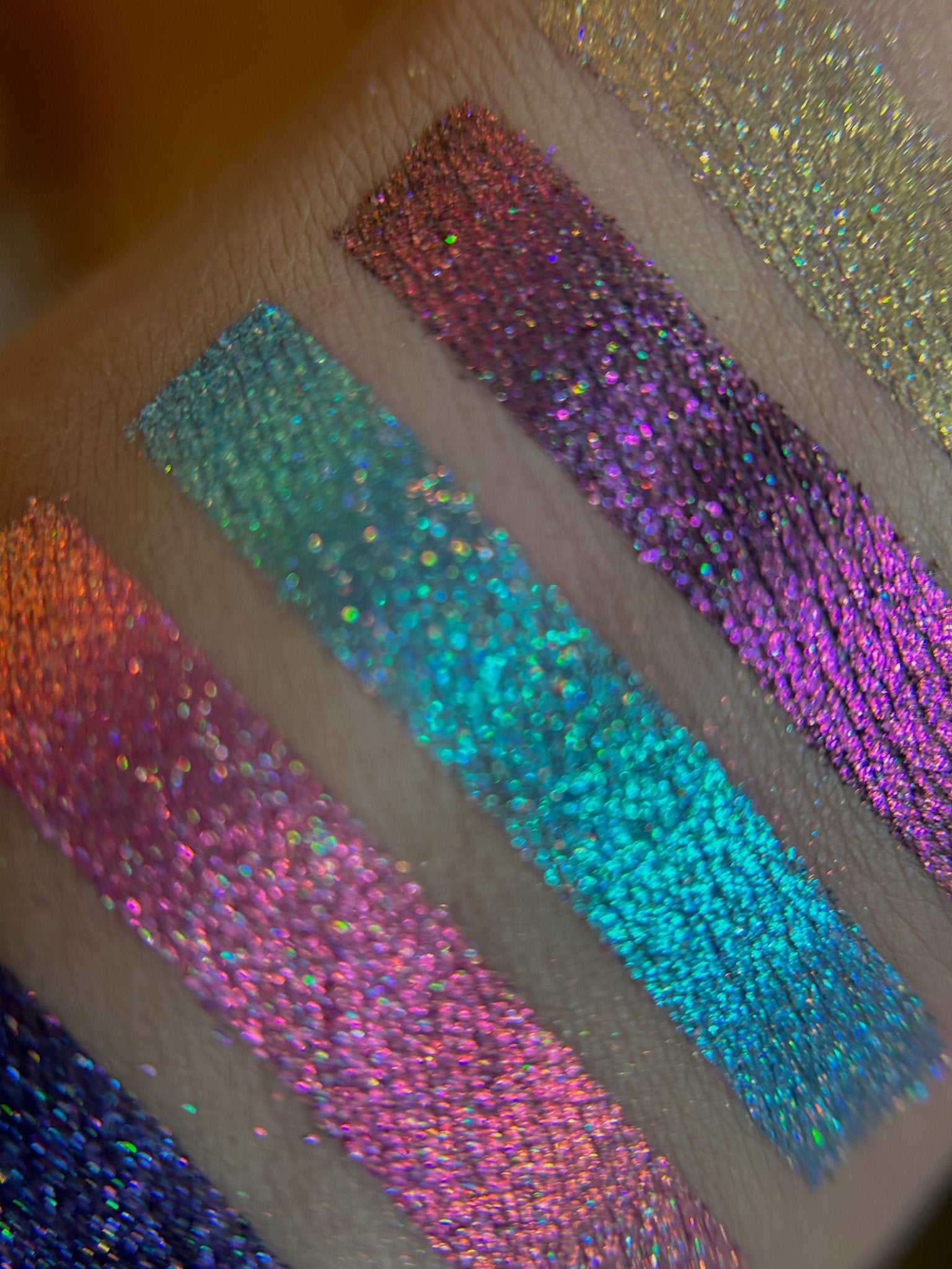 Summer Disco Full Moon Holochrome Pressed Eyeshadow - Ensley Reign Cosmetics